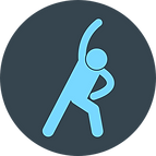 stick man stretching