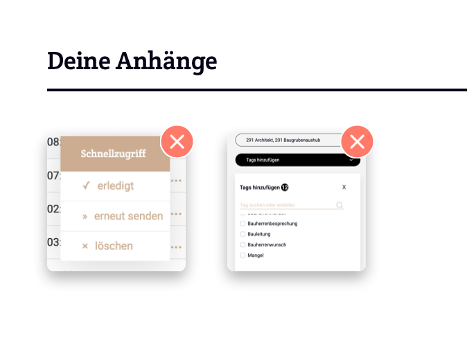 Anhang aus dem Eintrag löschen