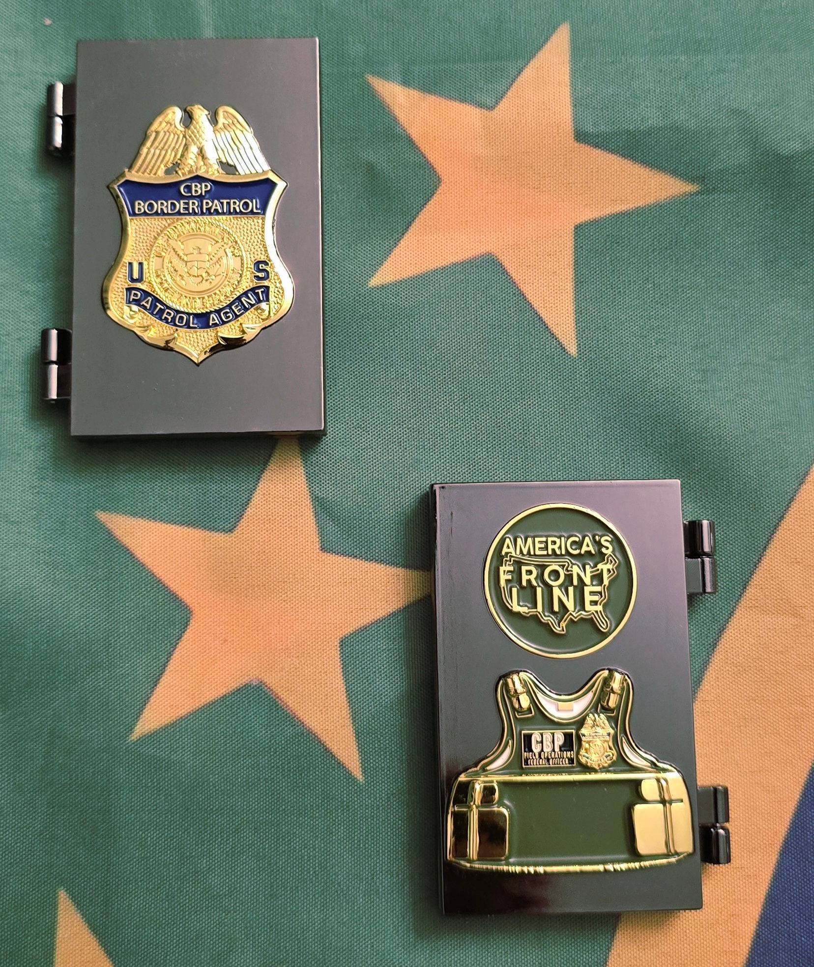 USBP Border Patrol Agent Credential Wallet Challenge Coin