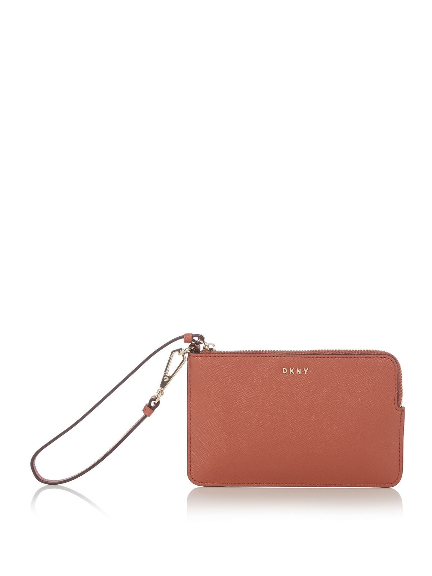 DKNY Bryant park small wristlet pouch, Light Pink