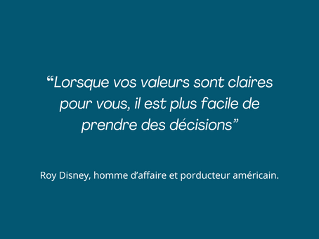 Focus sur les valeurs personnelles