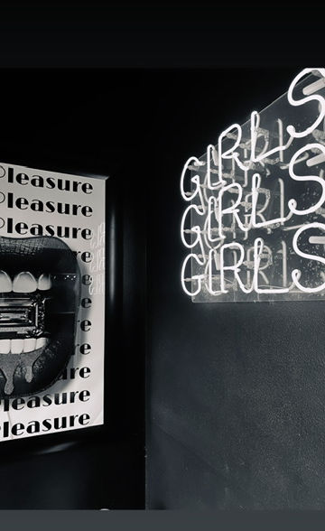 Neon sign Girls Girls Girls