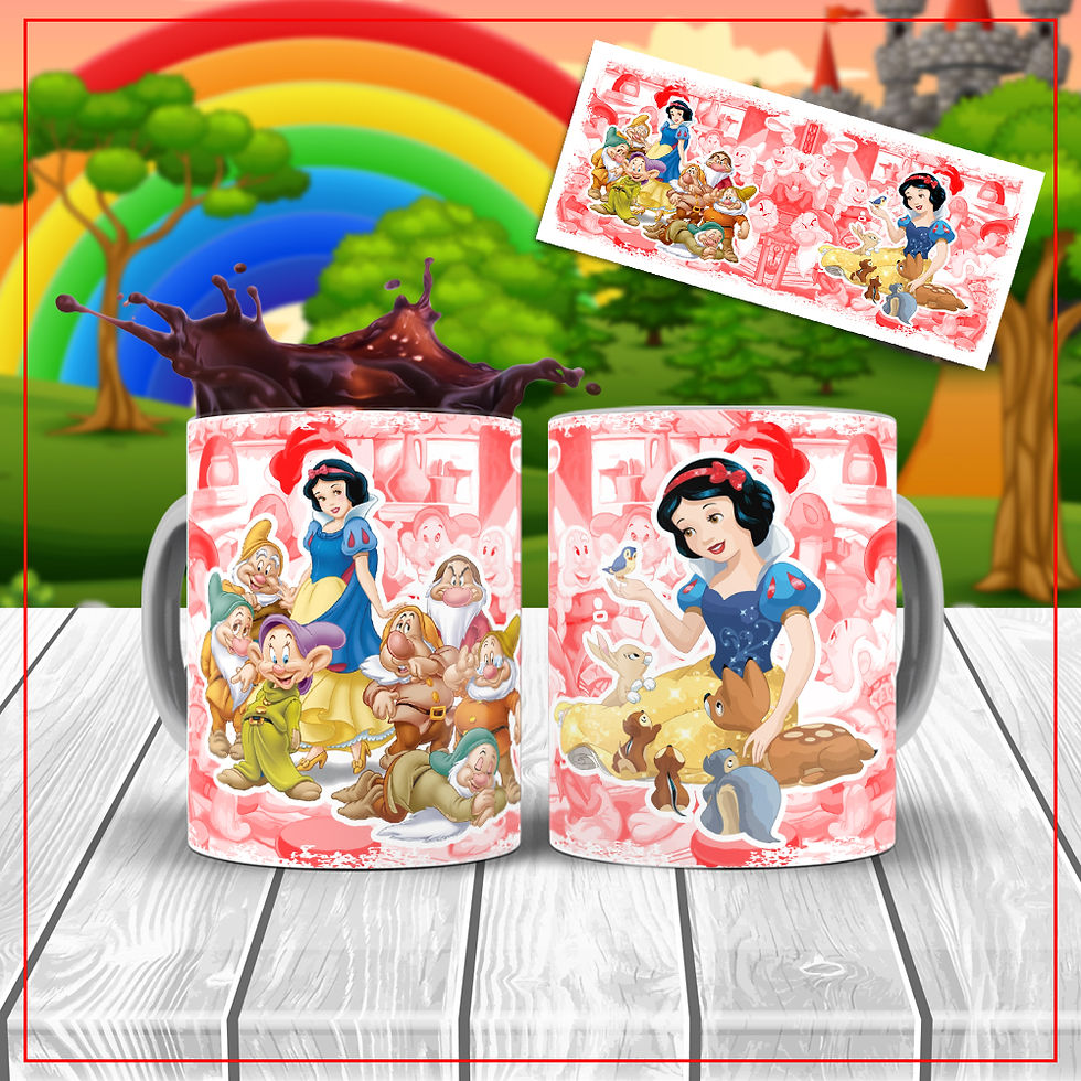 BRANCA DE NEVE MOCKUP