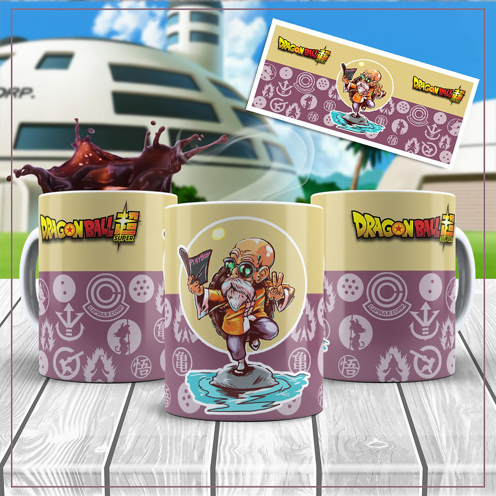 1-DRAGON BALL - MESTRE KAME MOCKUP
