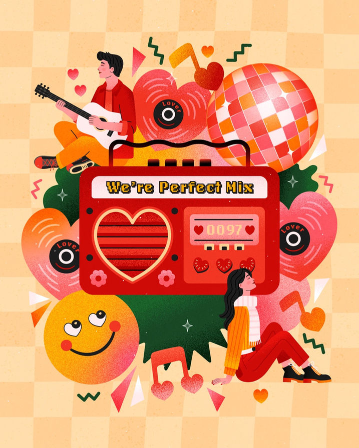 Valentine's illustration