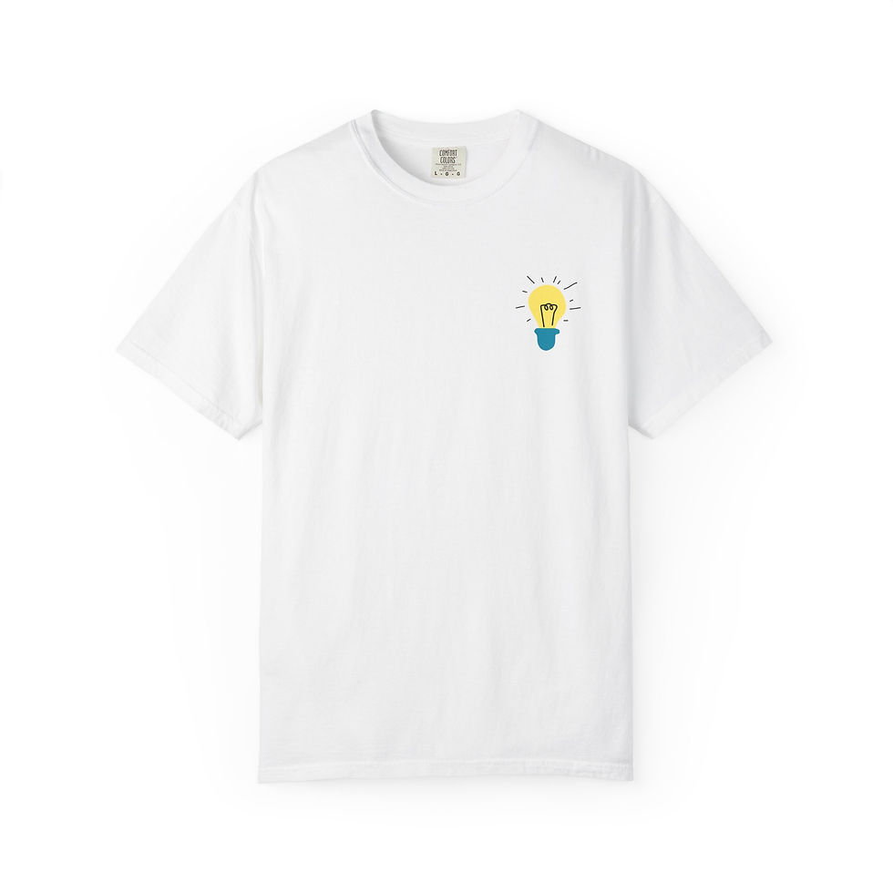 Thumbnail: Comfort Colors T-shirt - Front / Back logo - Colored