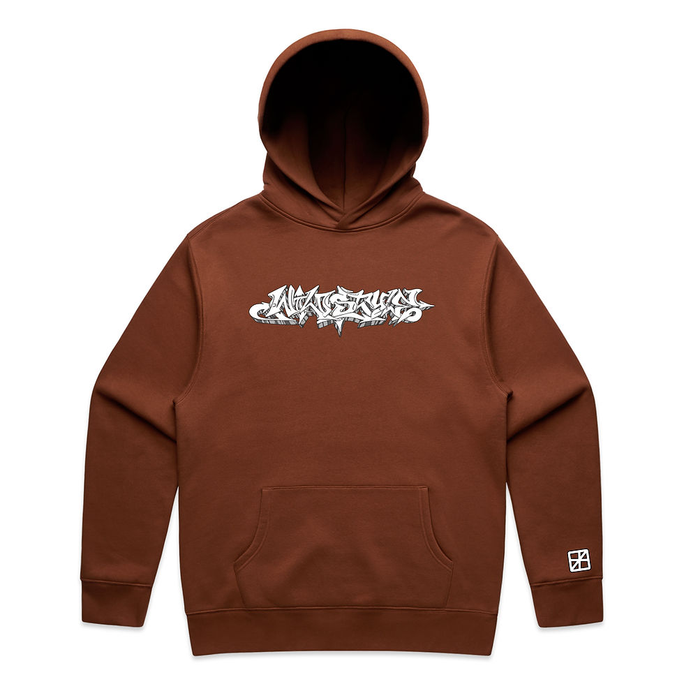 Thumbnail: Clay Wildstyle Graffiti Hoodie Front View