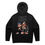 Thumbnail: black graffiti hoodie rear view