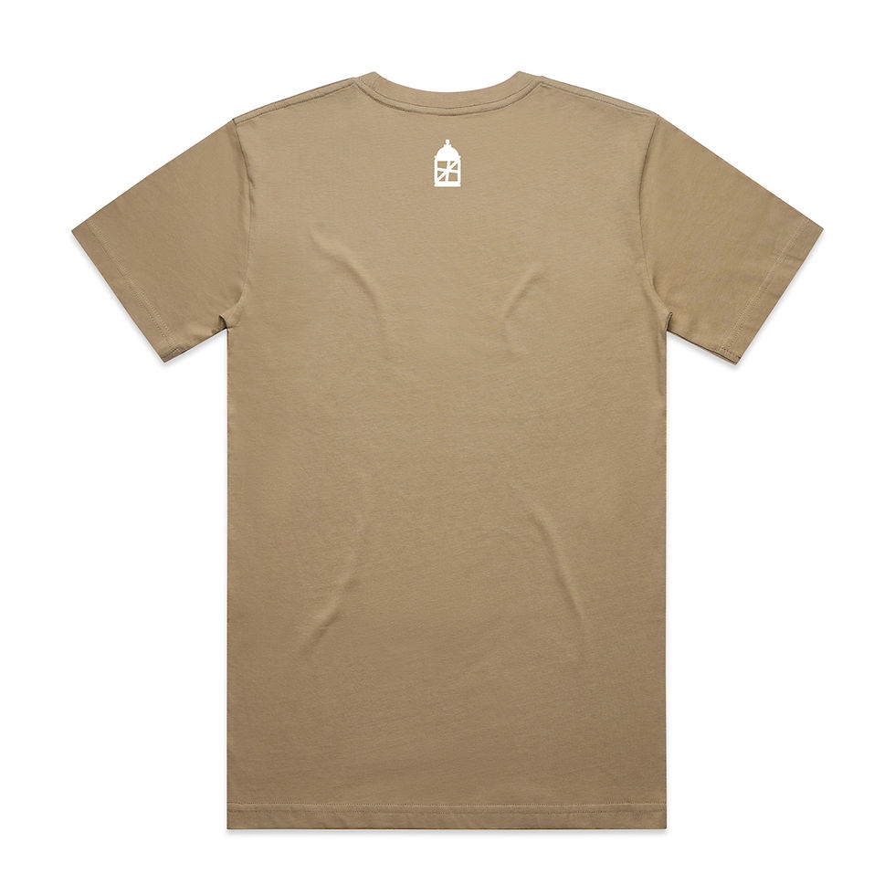 Thumbnail: sand graffiti t-shirt rear view