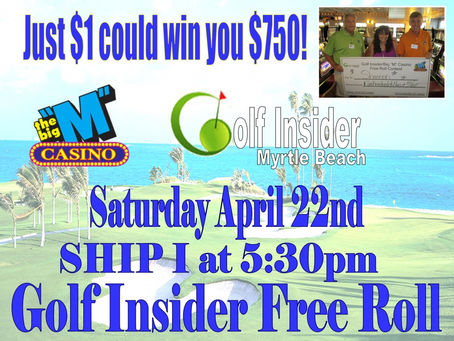 Myrtle Beach Golf Insider Free Roll