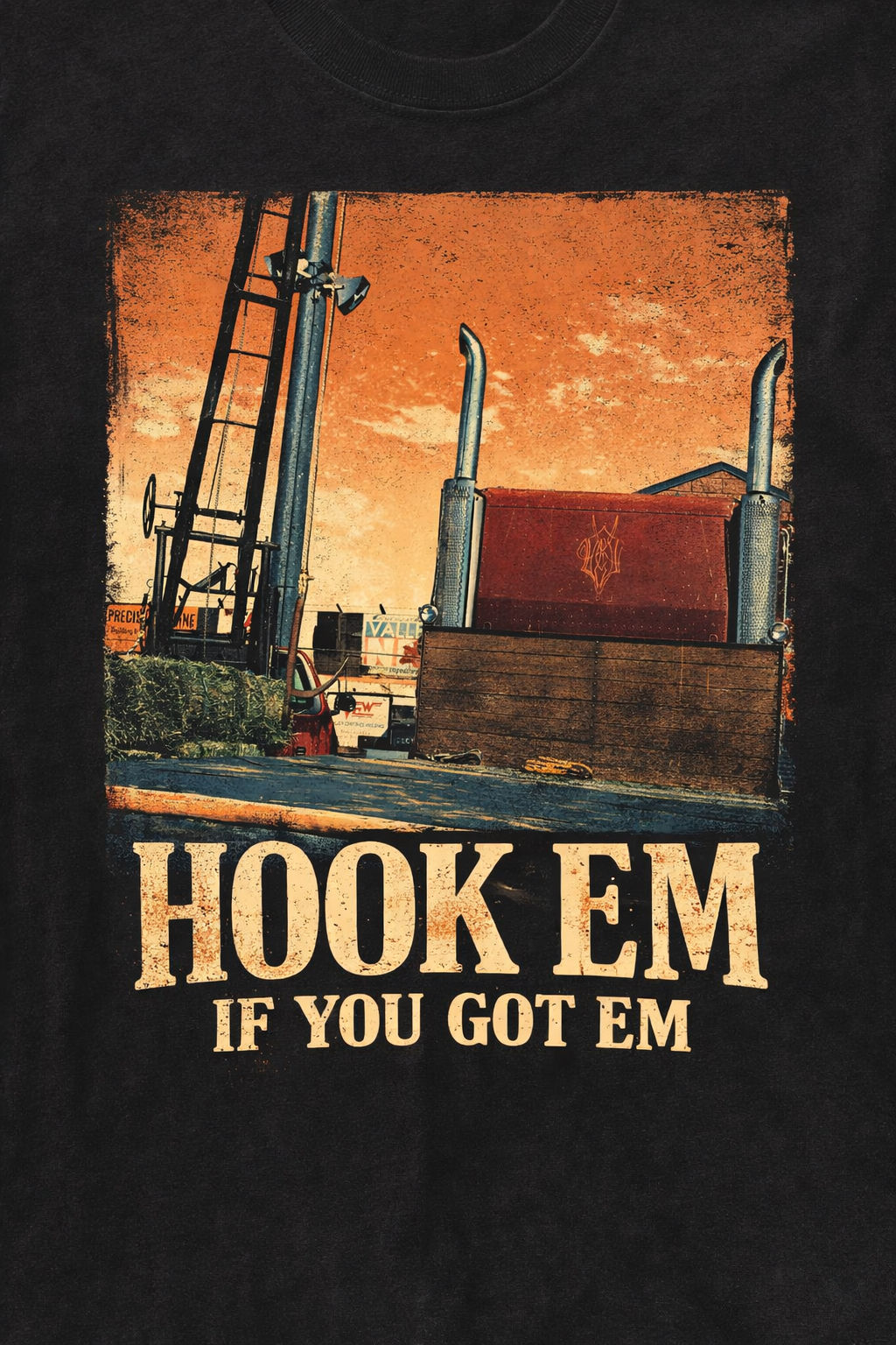 HOOK EM Hay Hauler T-Shirt