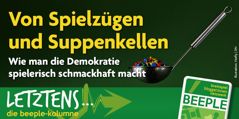 Eye-level view of a colorful board game setup with various pieces