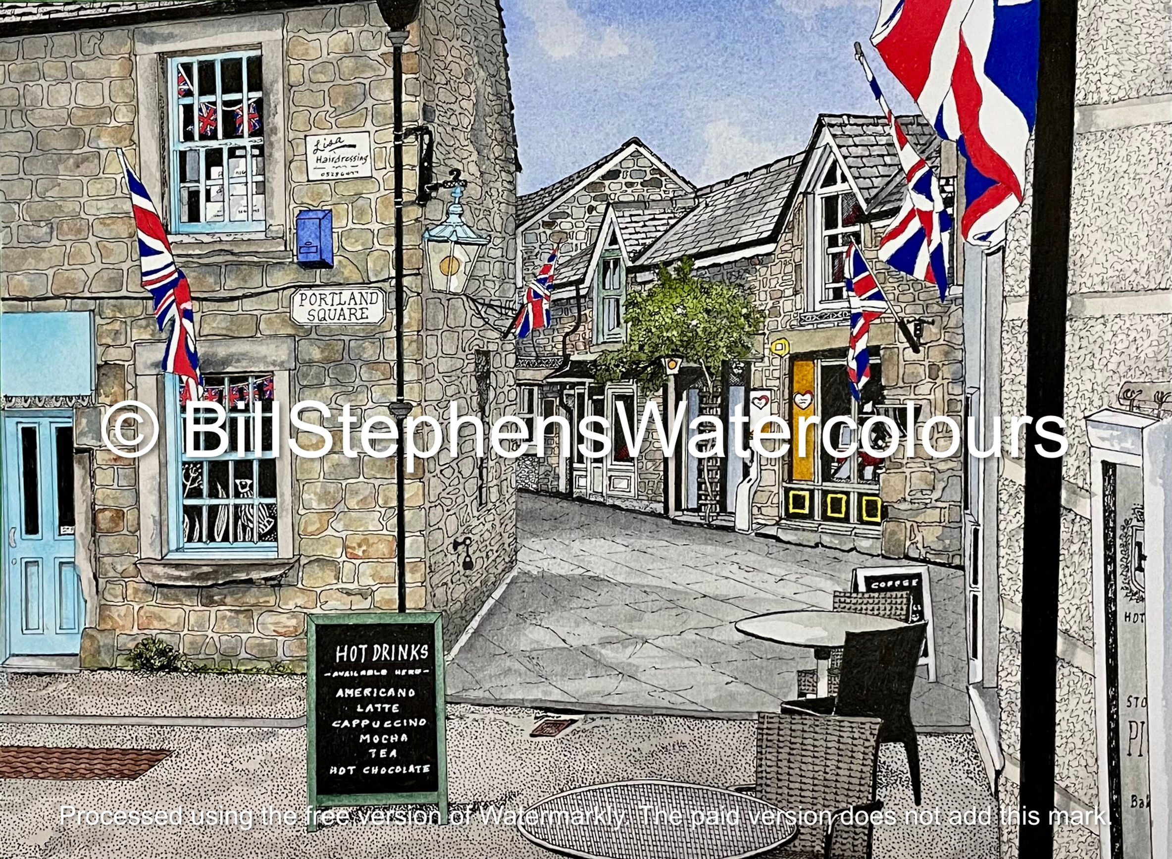 Portland Square in Bakewell, England