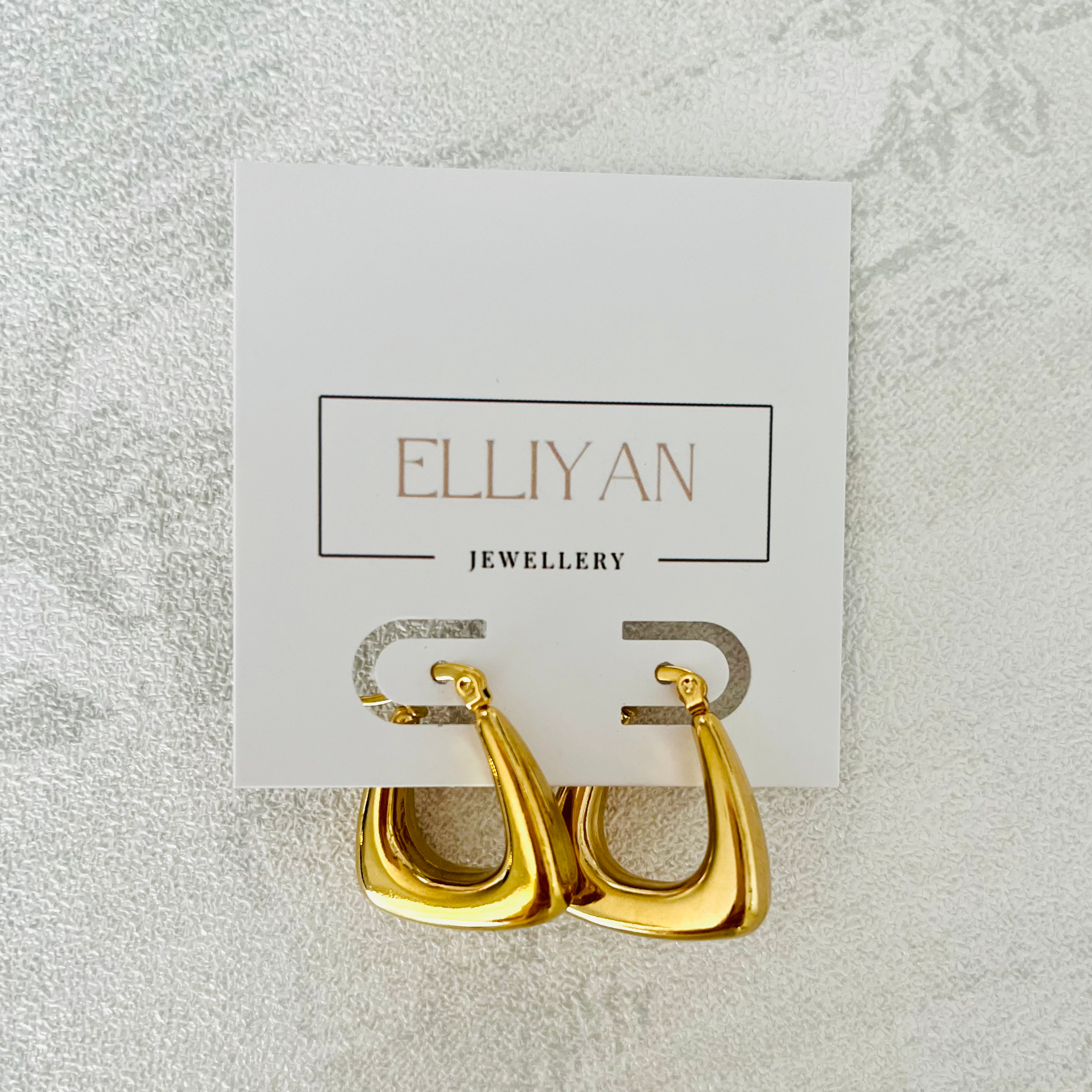 Vixen Gold Plated Stainless Steel Hoop Earrings