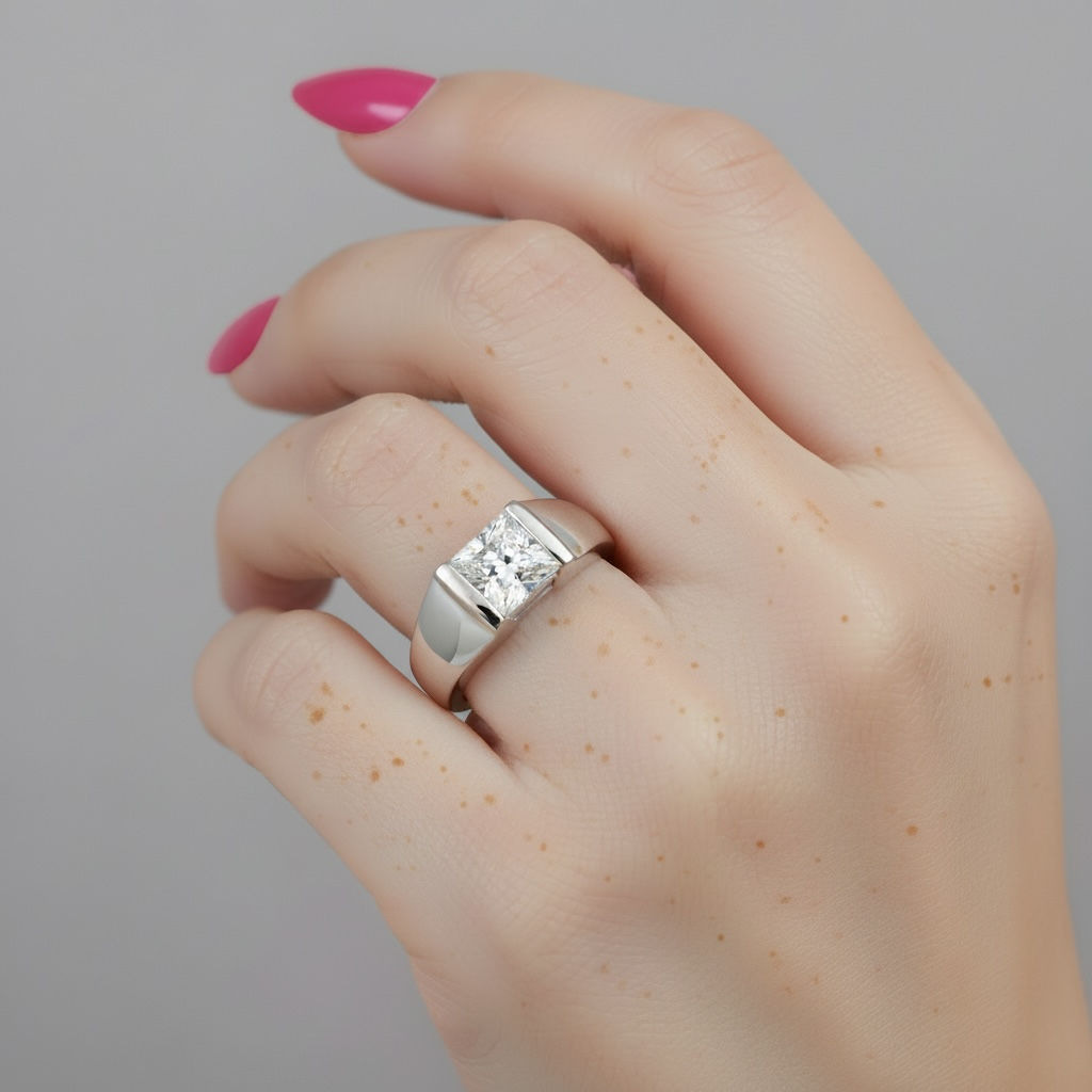 Paris Signet Sterling Silver Ring