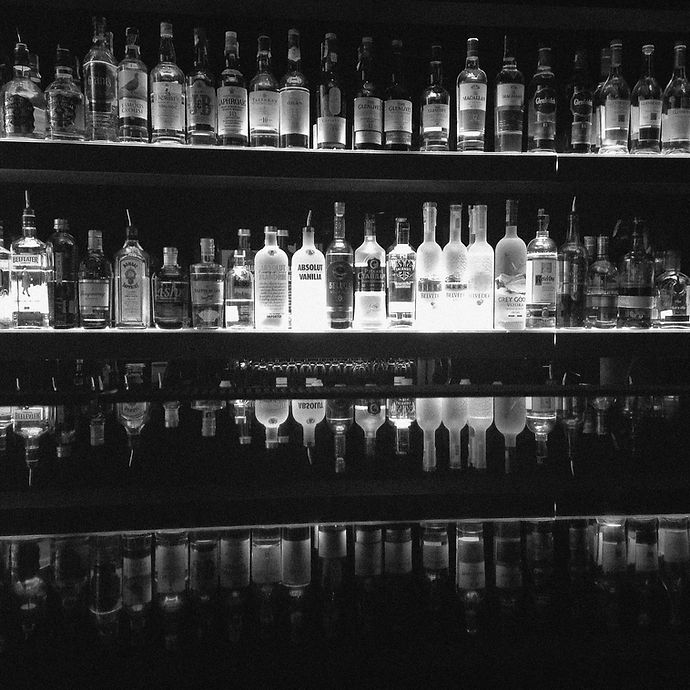 Black And White Bottles