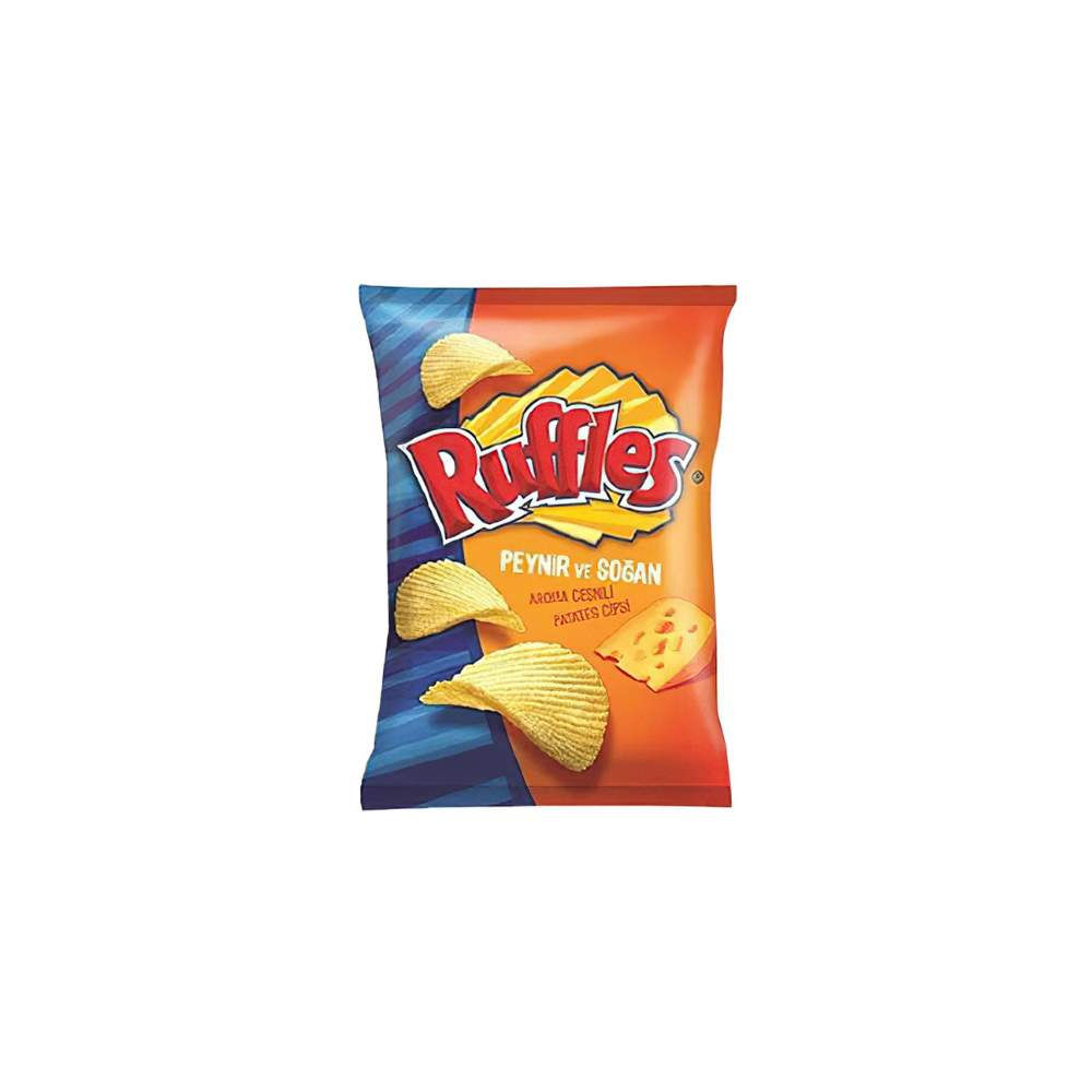 Ruffles Peynir ve Soğan Aromalı Patates Cips (104 g)