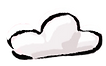Illustration einer Wolke.