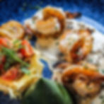 Camarones con Frutas Secas