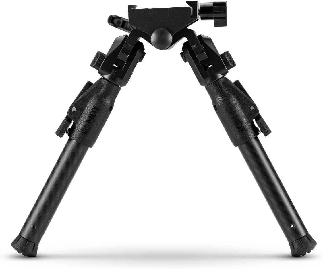 MDT GRND-POD Carbon Fiber 4.5"-9" Picatinny Mount Bipod - Black