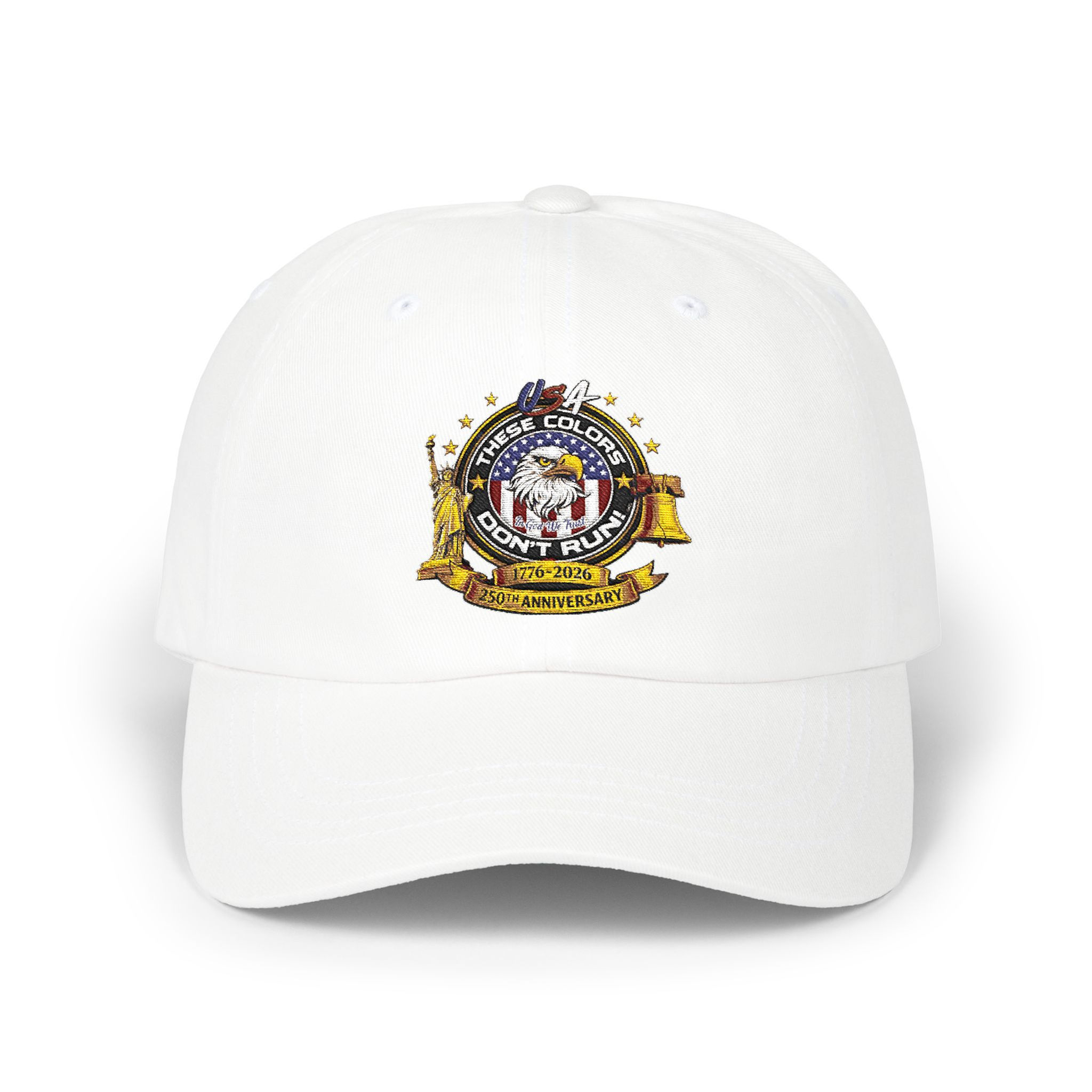 Dad Cap with Vintage Nautical Emblem – Embroidered Seaside Crest Hat