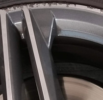 before image of high polished rim