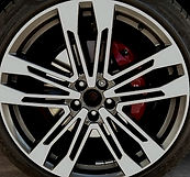 Colour change diamond cut rims before image