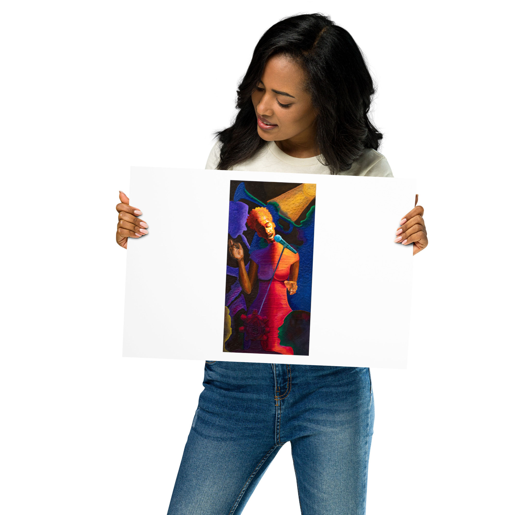 Midnight Warmth Matte Paper Poster (in)