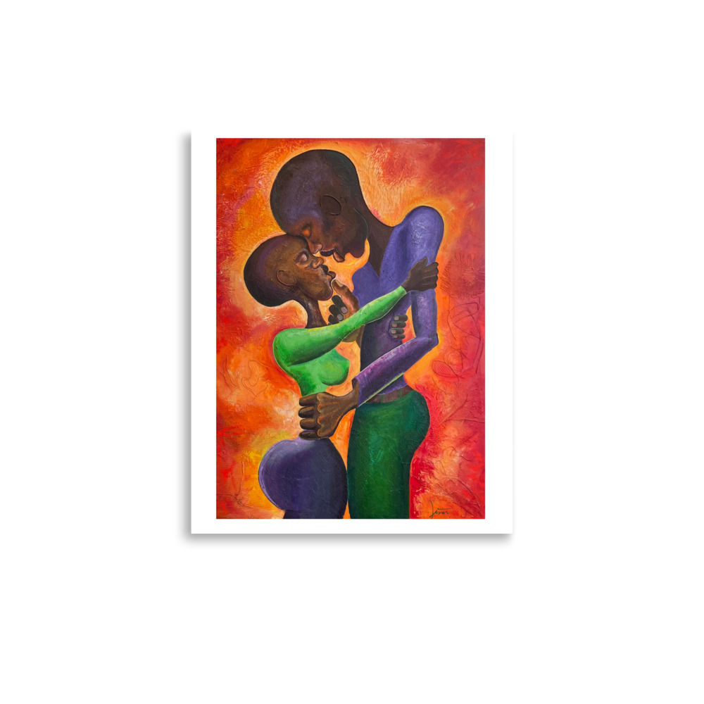 You and Me Matte Paper Poster (in)