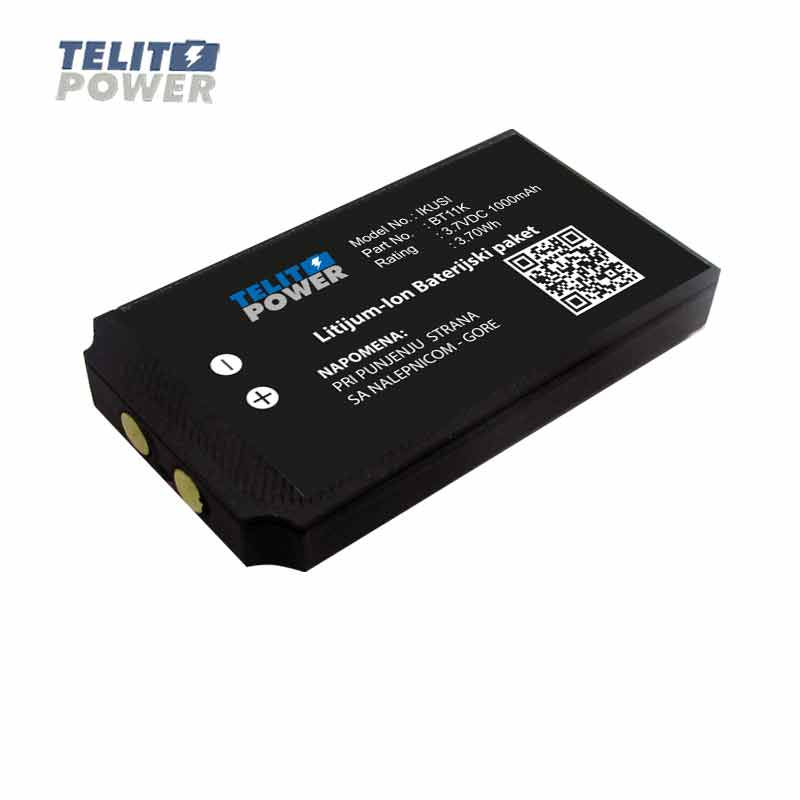 Baterija Li-Ion 3.7V 1000mAh IKUSI BT11K-donja strana