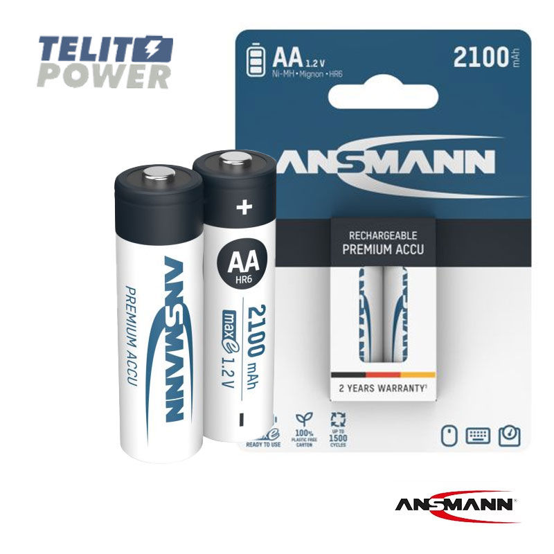 Puniva AA 2100mAh 1.2V Ansmann