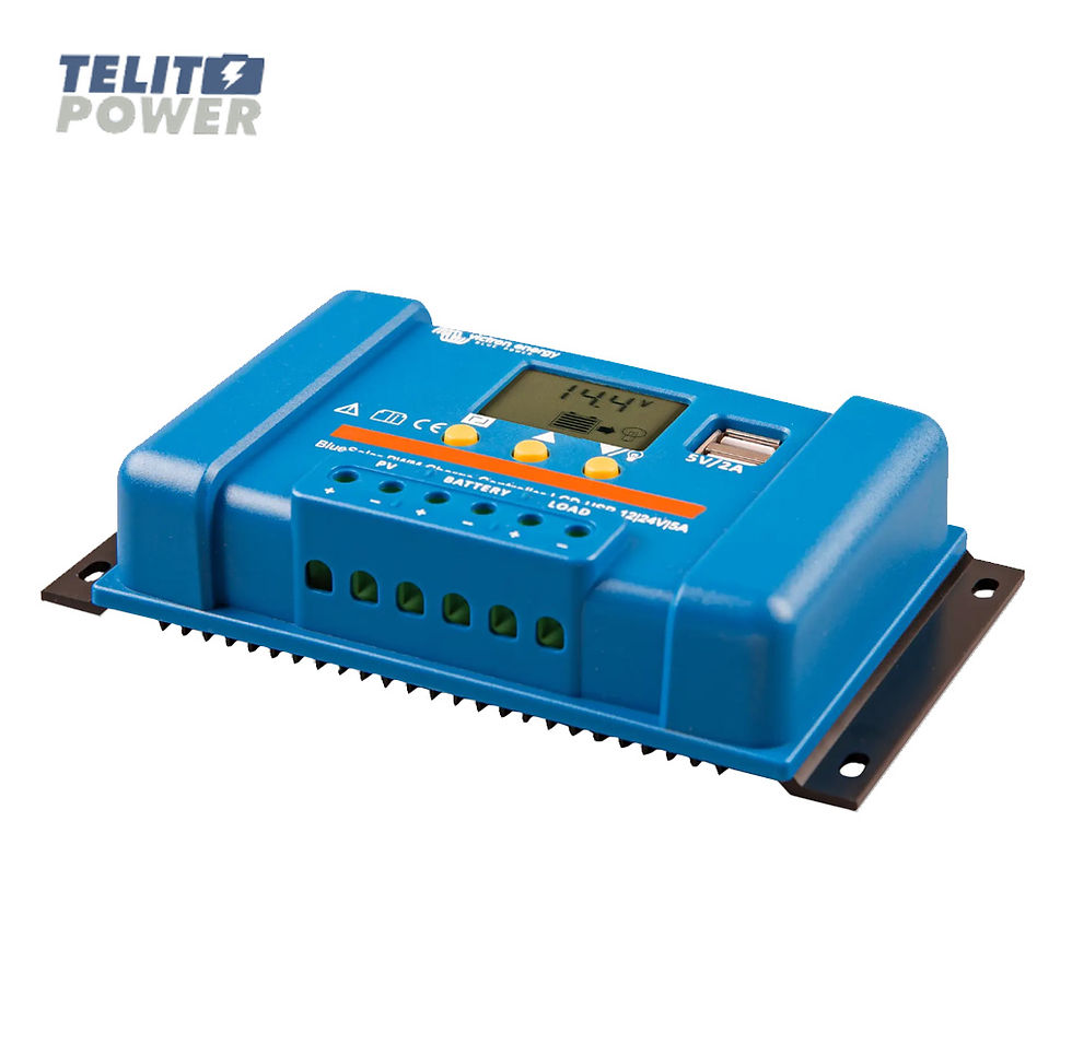 Thumbnail: Victron BlueSolar PWM LCD&USB 12/24V-5A -bok levi