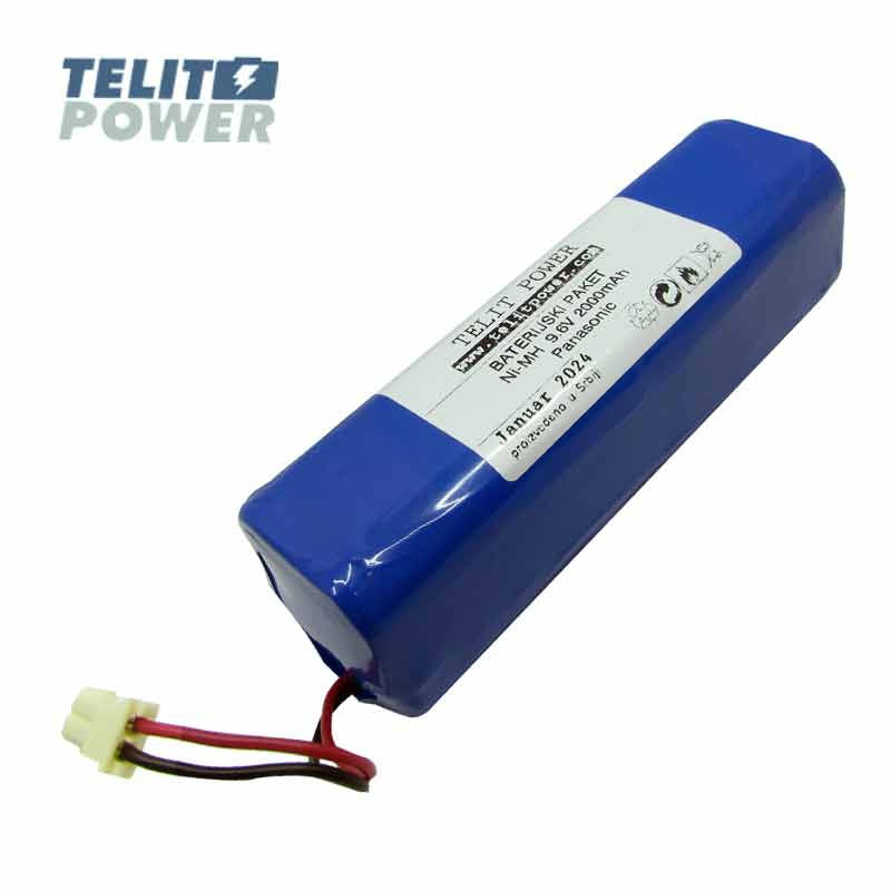 Thumbnail: Baterija NIMH 9.6V 2000mAh za vagu KERN PCB-1000-1, PCB-A01