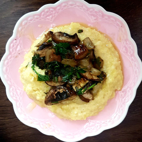 פולנטה טבעונית נימוחה ומטריפה