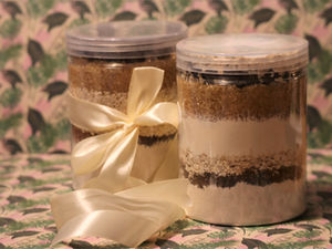 צנצנת עוגיות כוסמין שוקולד מריר diy