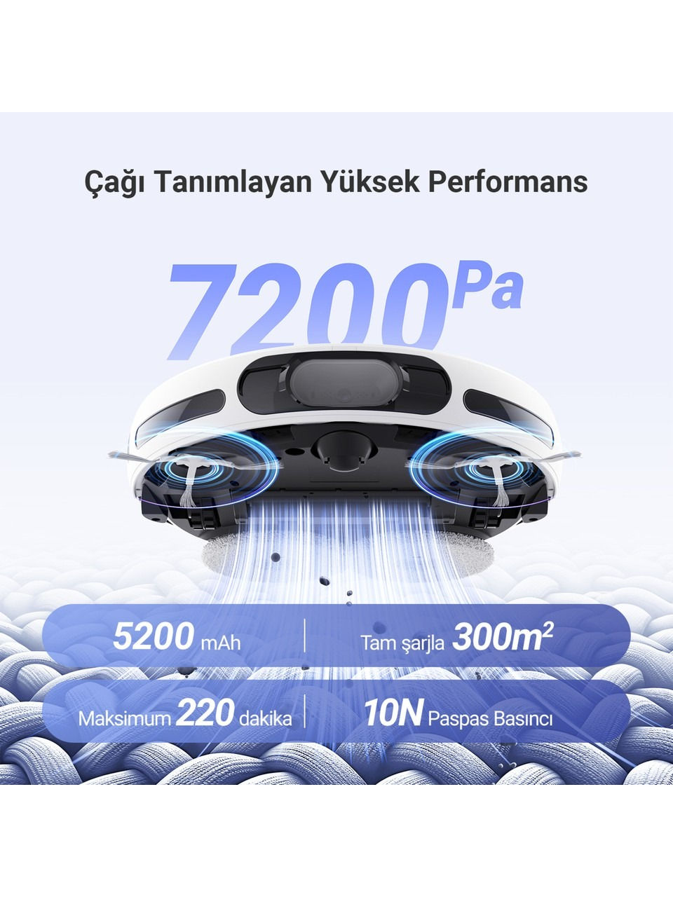 Küçük resim: EZVIZ  RS20 Pro  Robot Süpürge ve Paspas