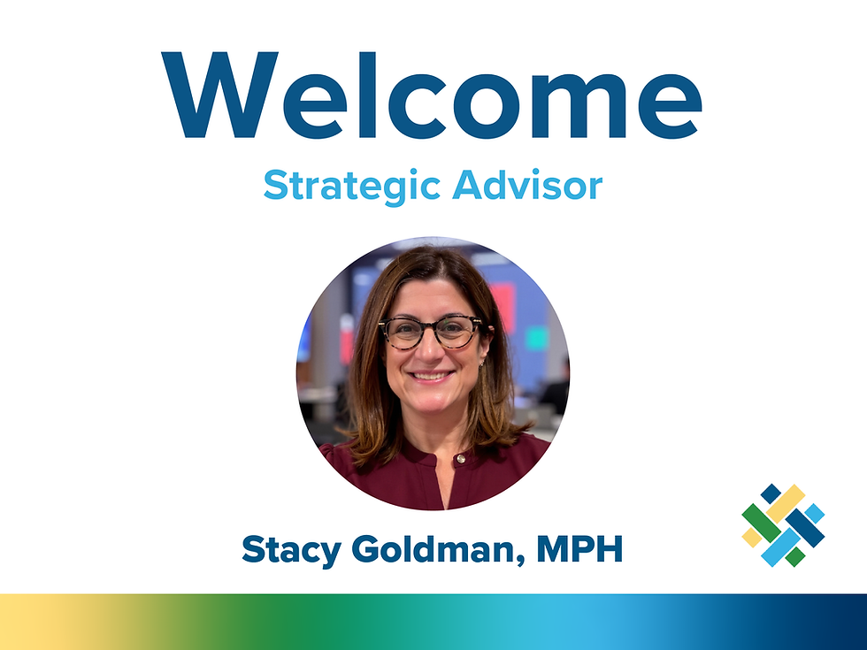 Stacy Goldman Announcement Graphic