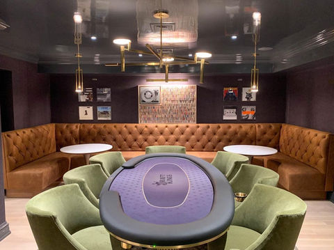 Custom Banquette in Leather by Lousso Designs, Located in Brookline, MA