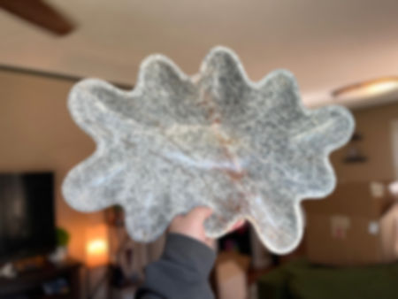 Huge Blue Calcite Bowl 