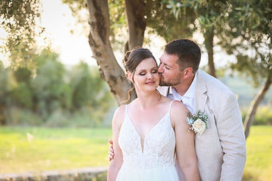 Floral beach wedding