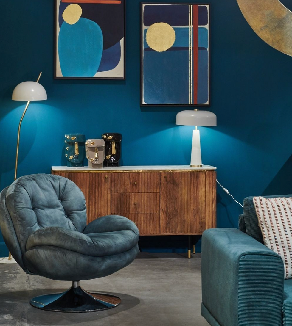Miniature : Fauteuil pivotant Memento velours