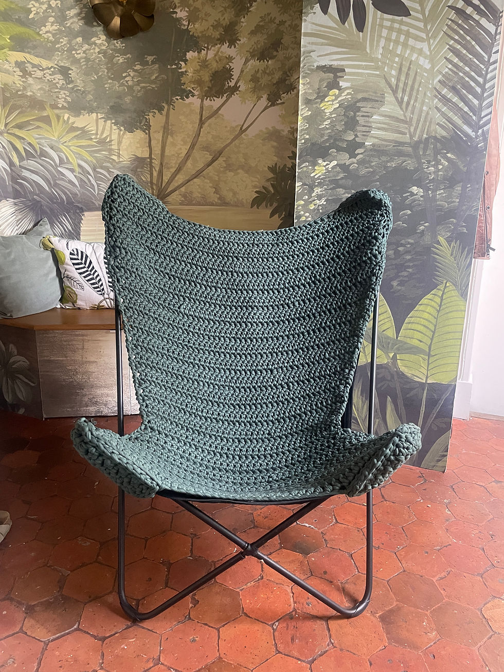 Miniature : Fauteuil butterfly outdoor et indoor