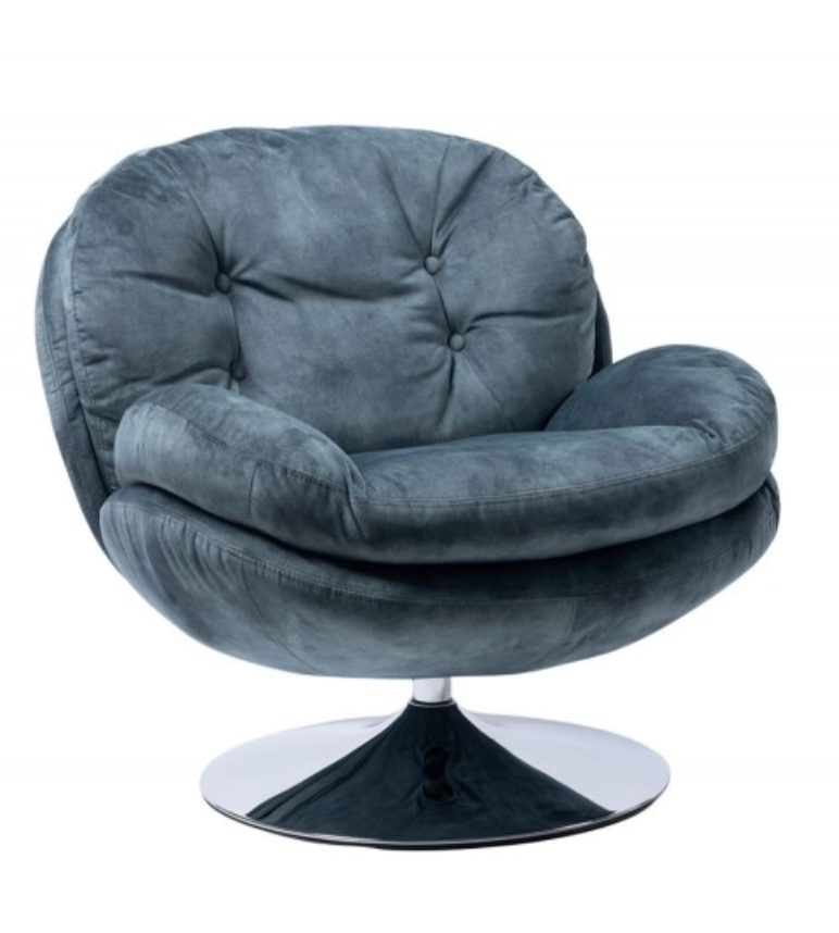 Miniature : Fauteuil pivotant Memento velours