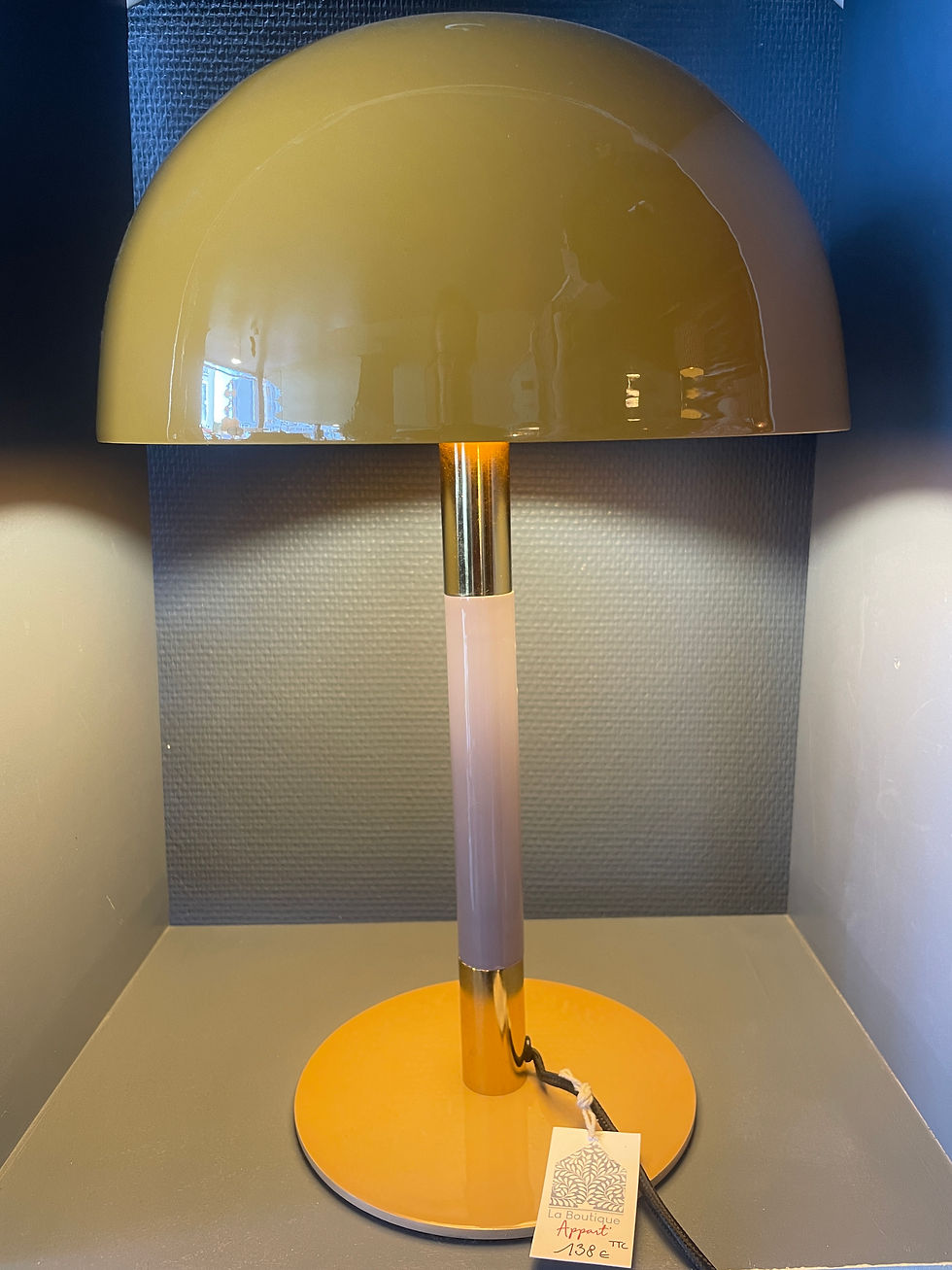 Miniature : Lampe Champignon Moutarde