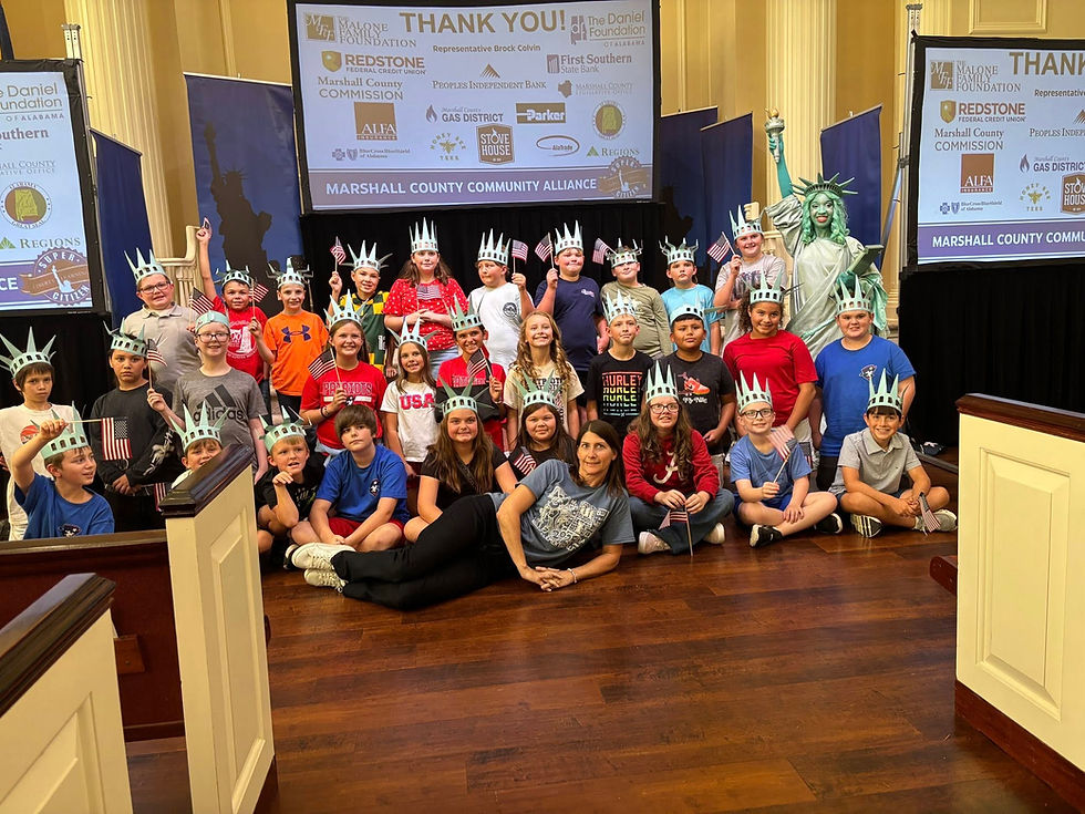 KDS 5th Graders Kick Off Liberty Learning Foundation Program
