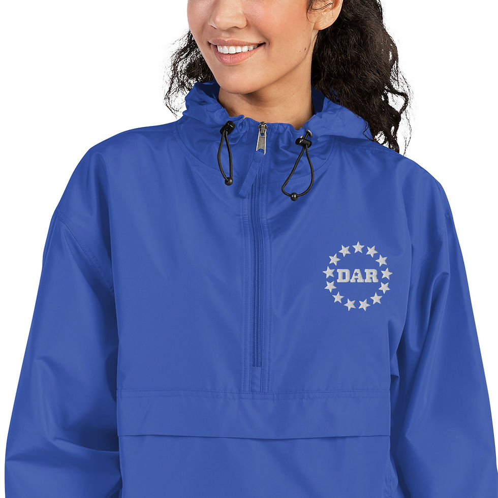 Thumbnail: DAR Stars Embroidered Champion Packable Jacket