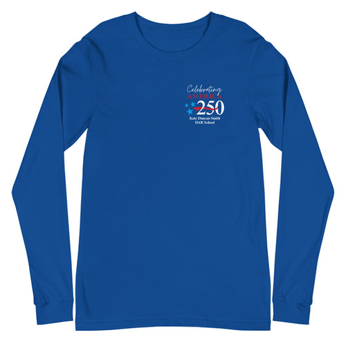 KDS Celebrates America 250 Unisex Long Sleeve Tee | KDS DAR School