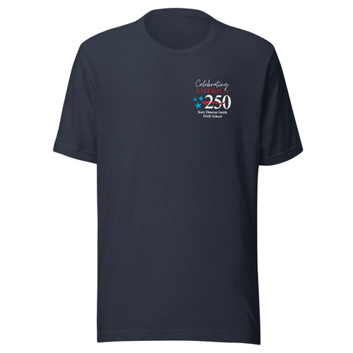 KDS Celebrates America 250 Unisex t-shirt | KDS DAR School
