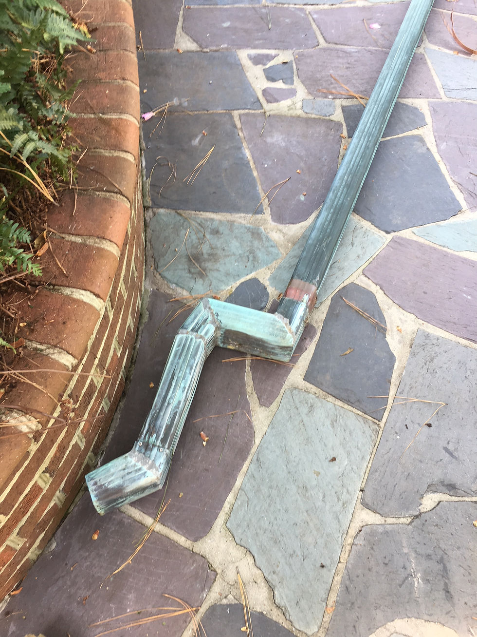 Downspout Before