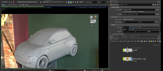 Houdini Python - 04 Arnold Look-dev HDA